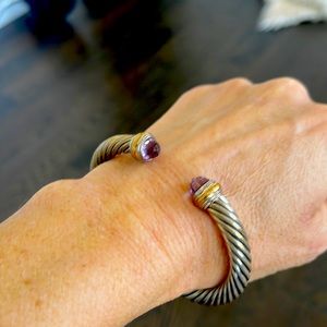 Authentic David Yurman amethyst bracelet size small